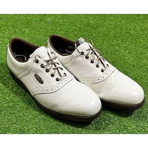 Foot-Joy Mens Golf Shoes US SZ 8 M White Lightweight Soft Joy Sierra Cleats
